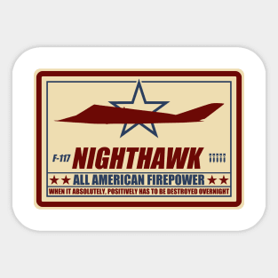 F-117 Nighthawk Sticker